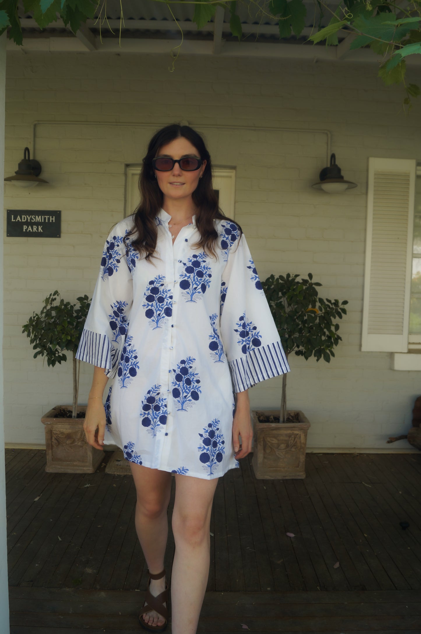 Matilda Mini Dress in Berry Buta