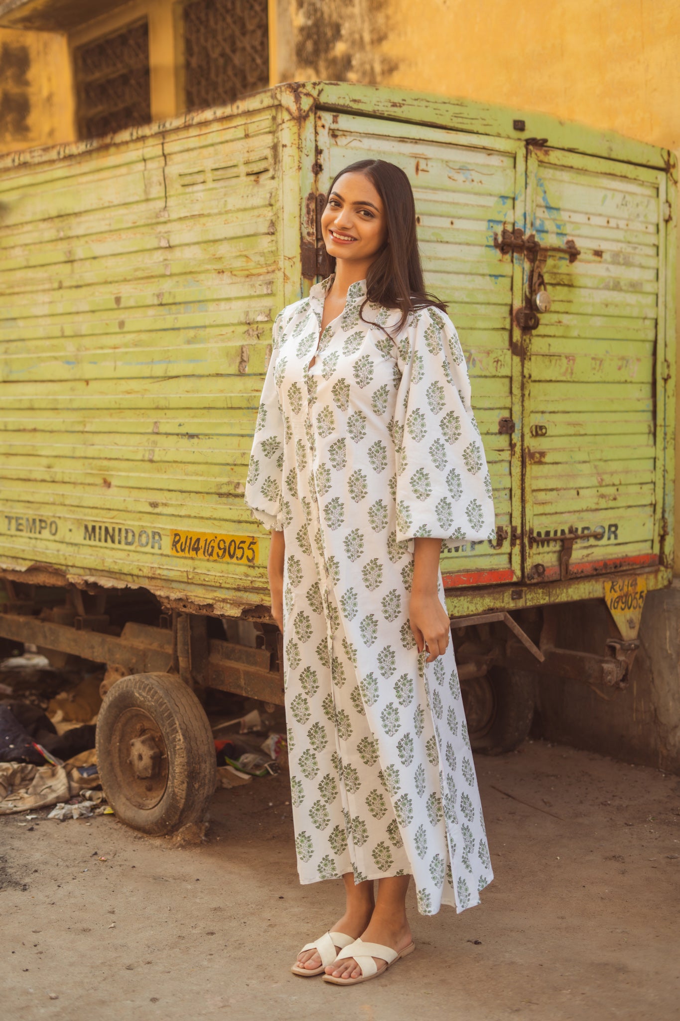 Marina Dress - Olive