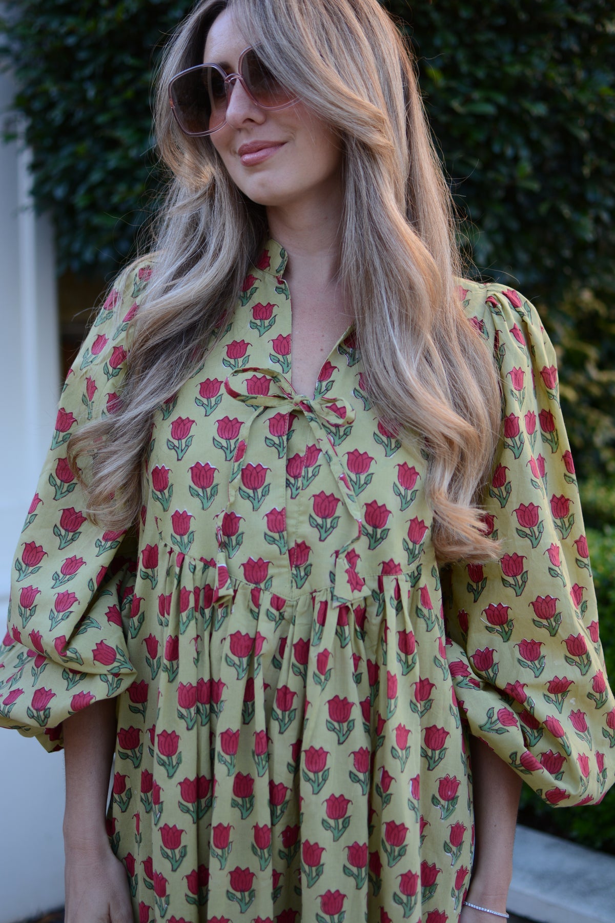 Claudia Dress in Kashmir Tulip