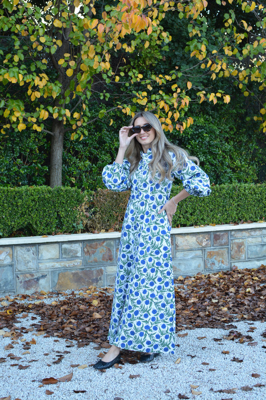 Marina Dress in Bluebell