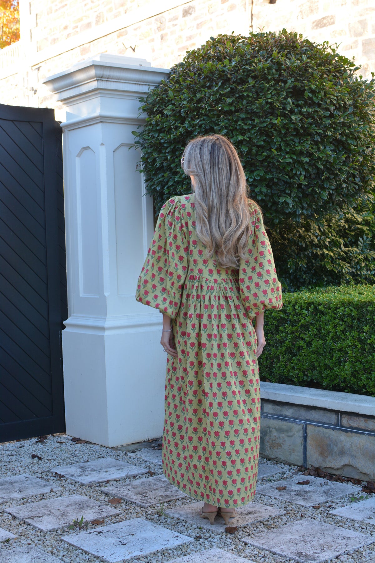 Claudia Dress in Kashmir Tulip