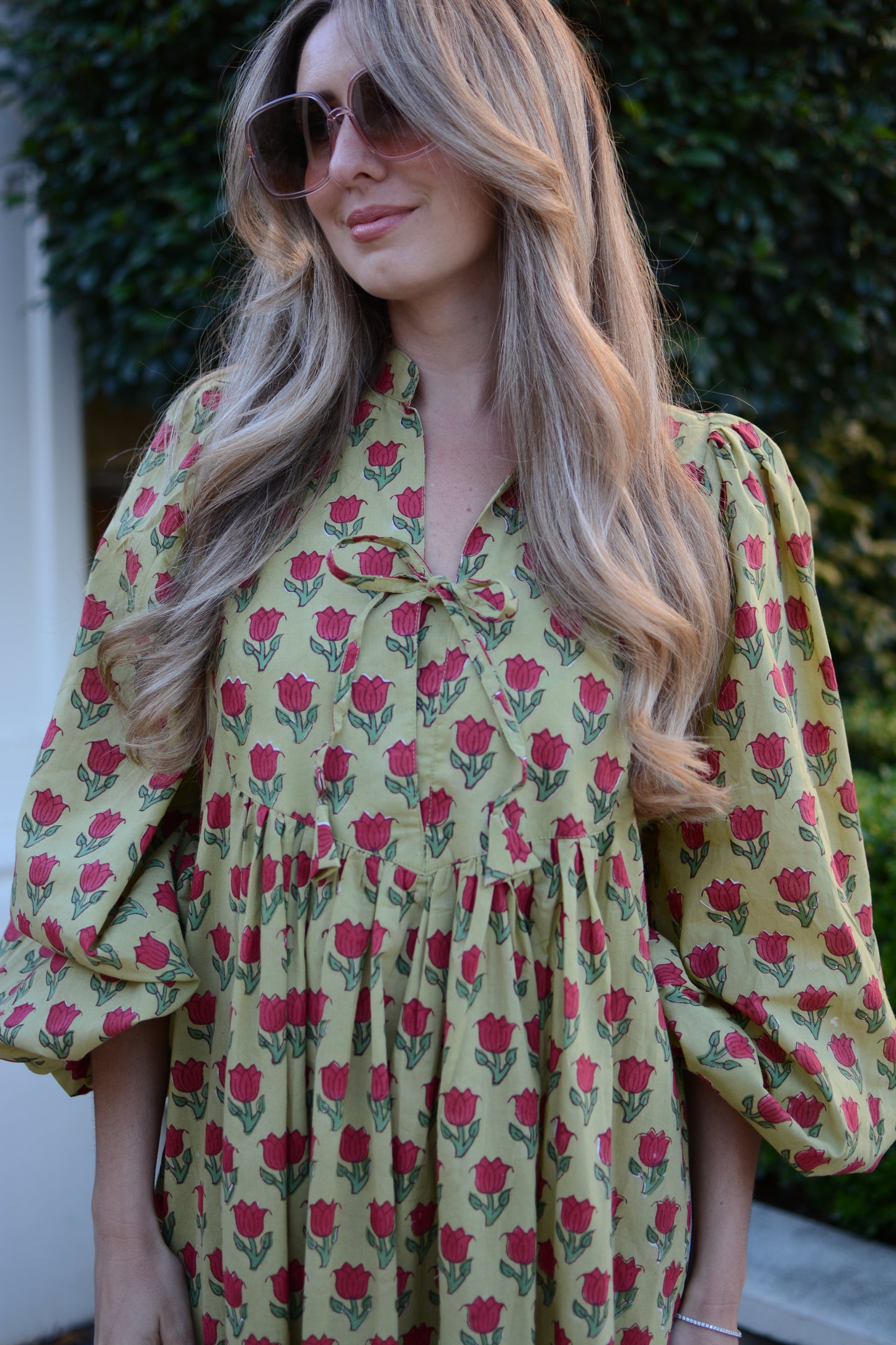 Claudia Dress in Kashmir Tulip