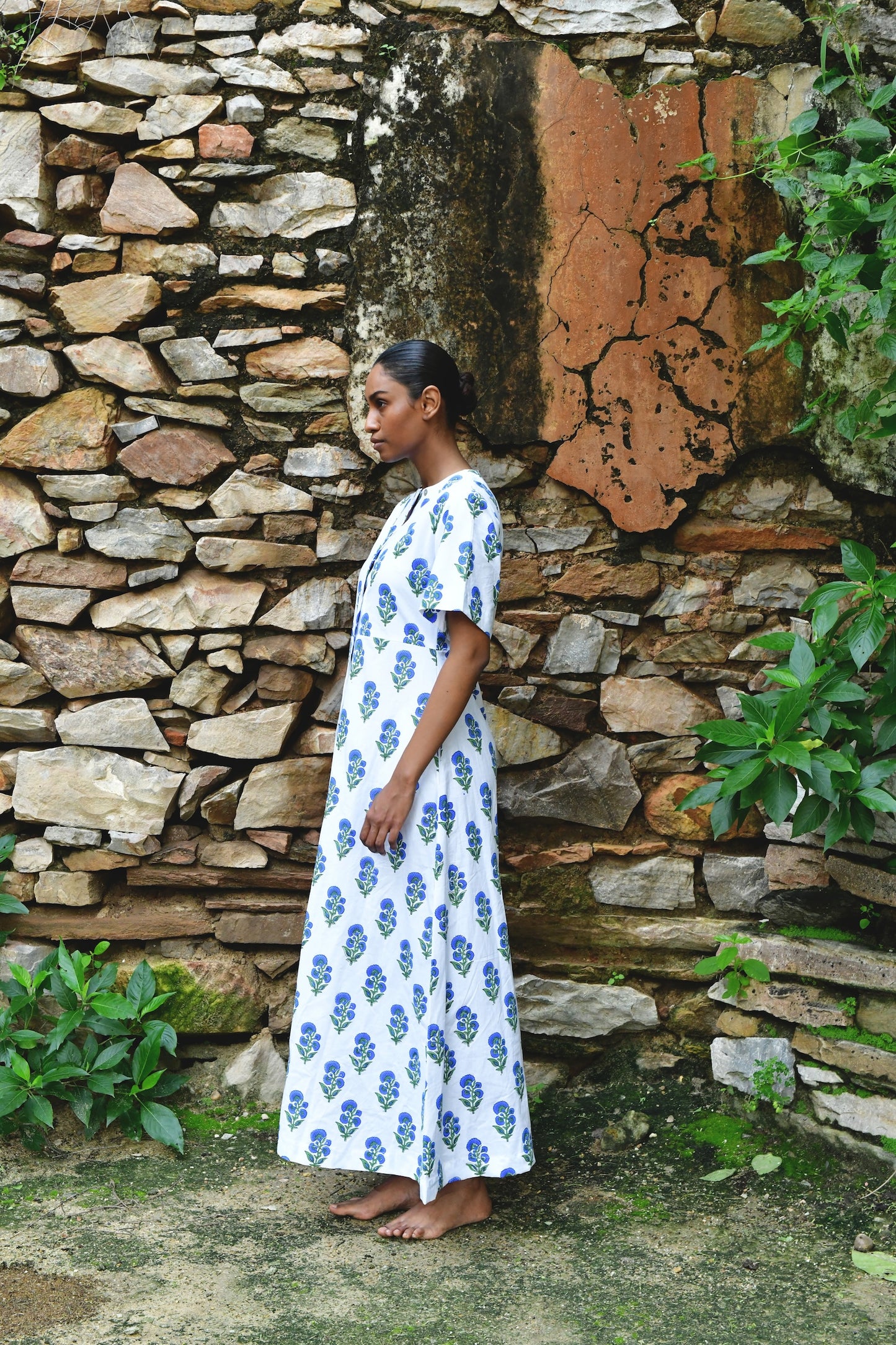 Indi Shirt Dress in Cornflower