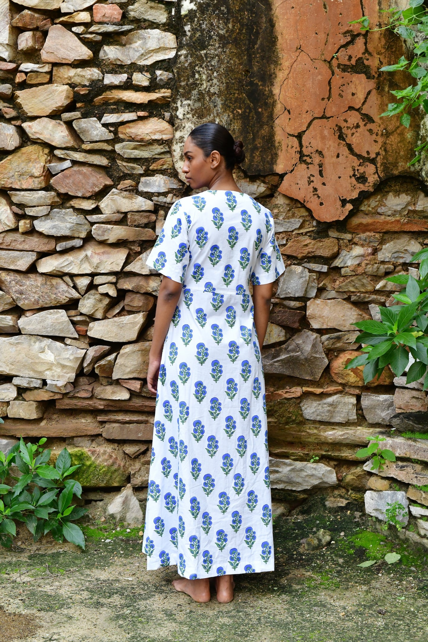 Indi Shirt Dress in Cornflower