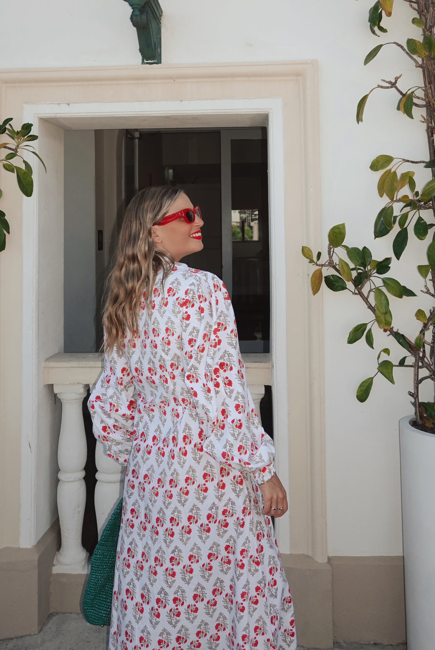 Marina Dress in Saffron