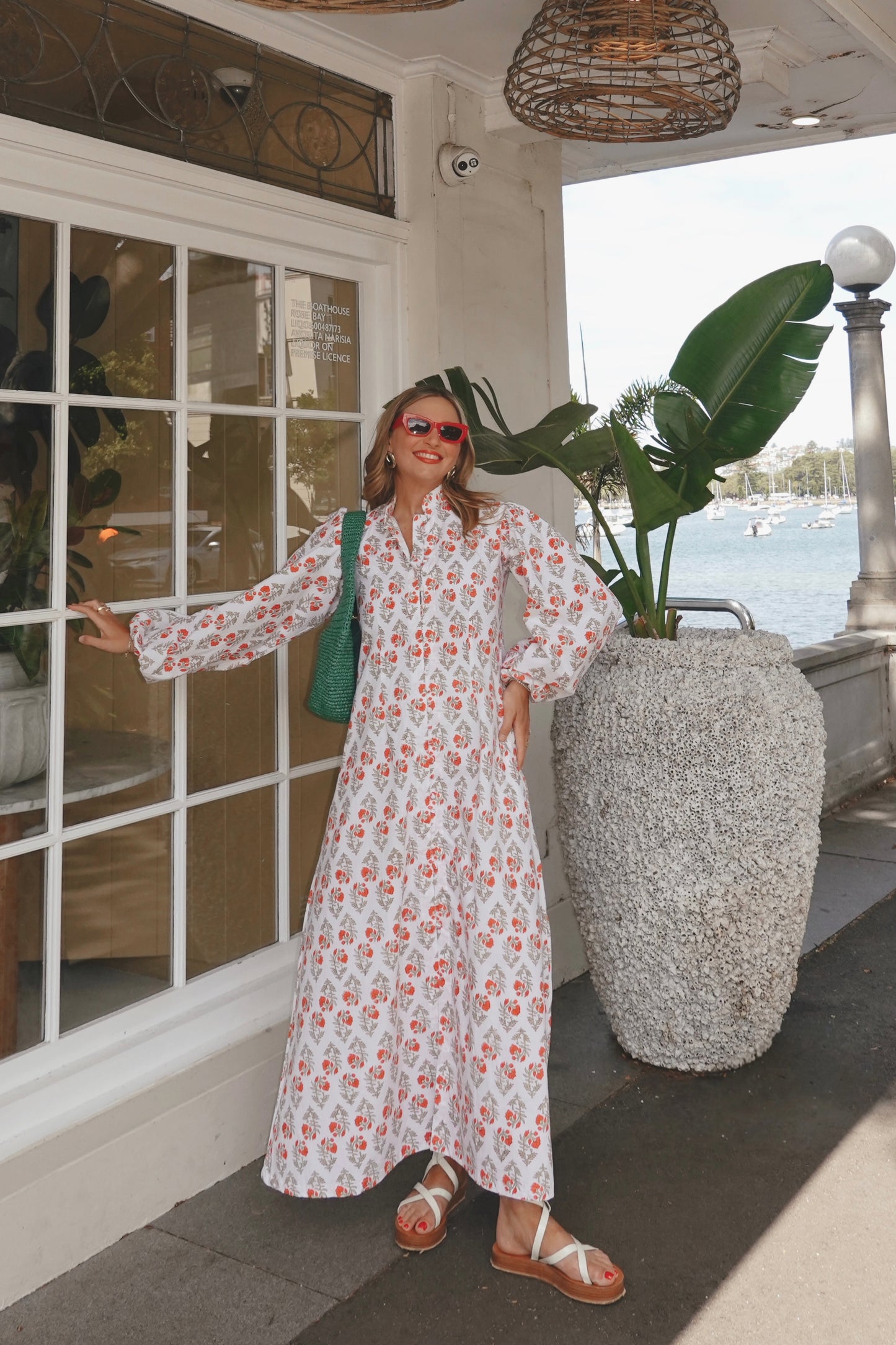 Marina Dress in Saffron