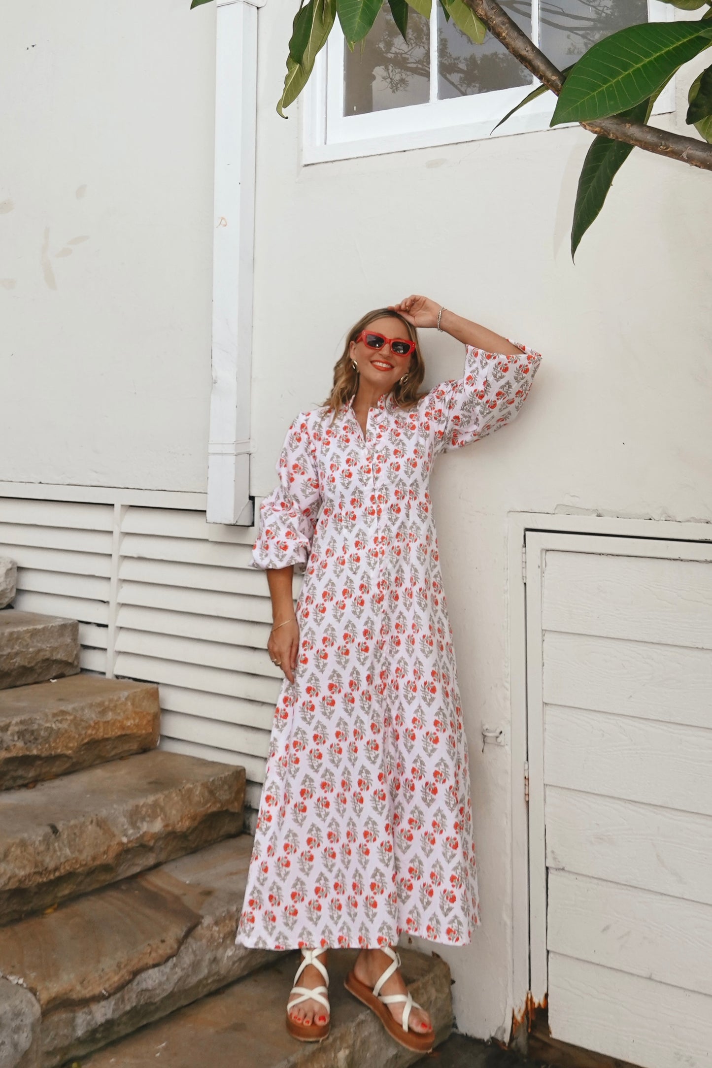 Marina Dress in Saffron