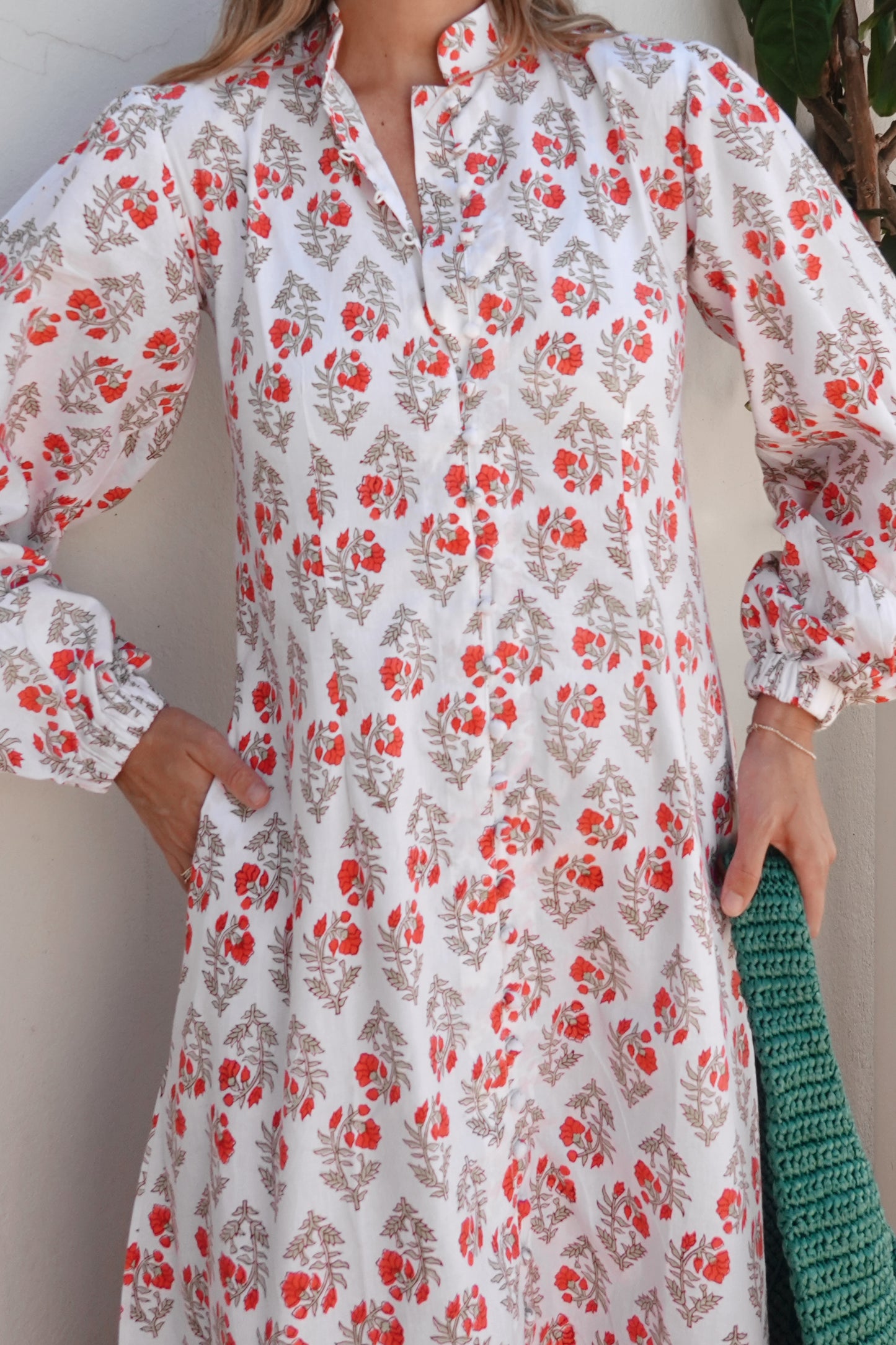 Marina Dress in Saffron