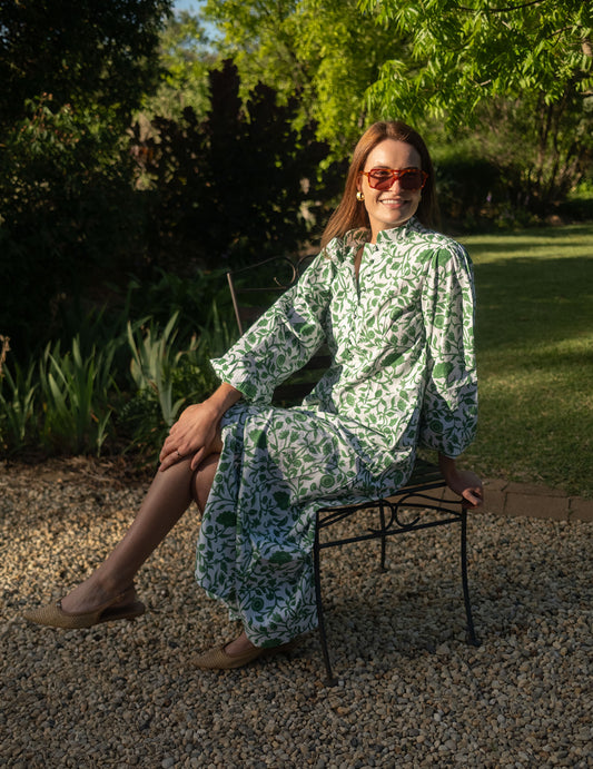 Marina Dress in Ivy